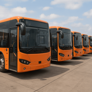 Bus modernes et connectés à Marrakech